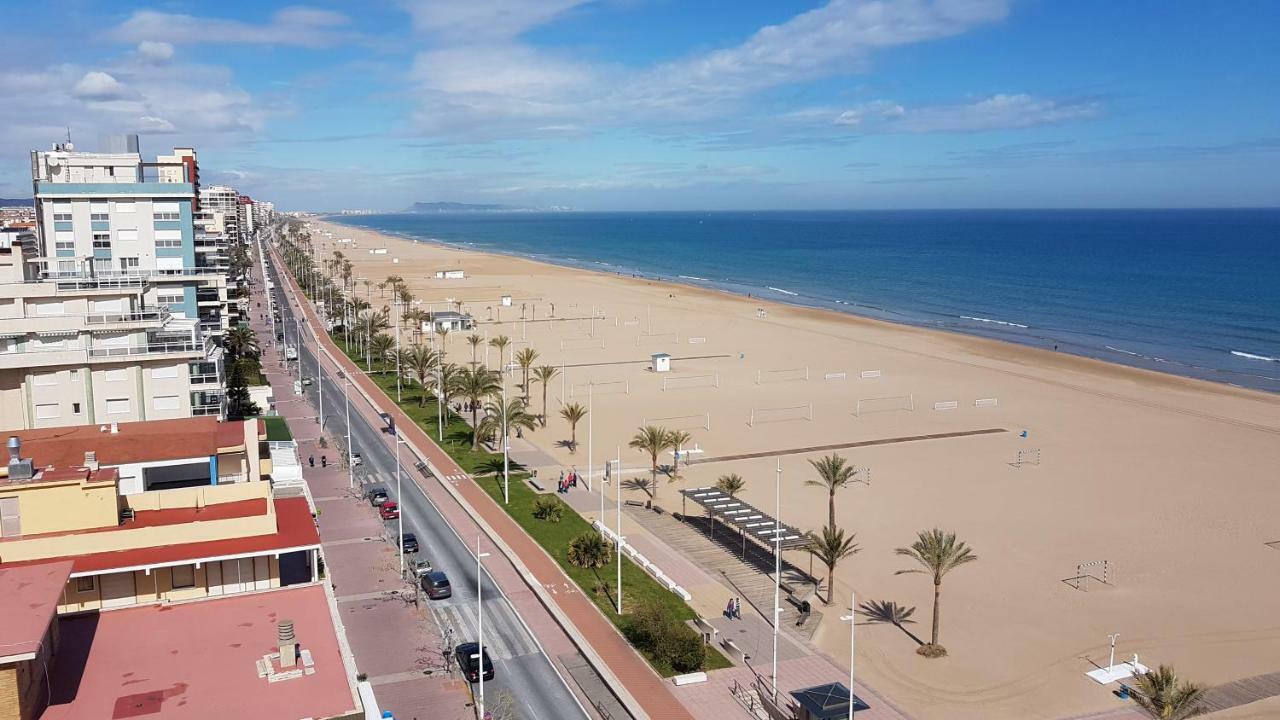 Preciosos Apartamentos Caracola En La Primera Linea De La Playa De Gandia Luaran gambar